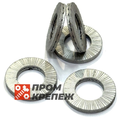 Шайба увеличенная М22 DIN 25201 Nord-Lock SP оцинкованная сталь